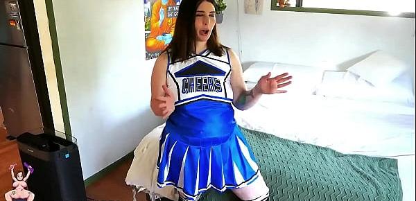  College Cheerleader Fucks A Dweeb